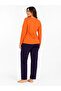 Plus Size Sweet Dreams Seasonal Orange Pajama Set - 5