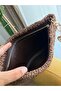 Woven Leather Lined Straw Clutch Bag - 4
