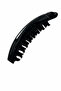 Women's Black Shiny Banana Buckle Hair Accessory Stylish and Practical for Daily Use