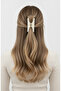 Stylish and Modern White Large Size Hair Clip Claw Clip for Women - 2
