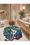 Eta Fish Themed Modern Woven Base Decorative Carpet Eta4112 - 2