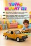 Nostalgic Tofaş Murat 131 Toy Car with Lights, Pull-Release Mechanism Toy Car