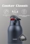 Classic 2 Liter Stainless Steel Thermos Black Ckr2038 - 3