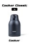 Classic 2 Liter Stainless Steel Thermos Black Ckr2038