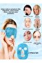 2-Pack Mask Set Hot/Cold Application Face and Eye Mask Mask for Headaches, Eye Strain, Stress