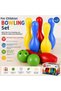 Zuzu Toys Bowling Set 6 Pins 2 Balls Colorful Educational Children's Toy