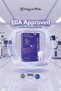 V34 Purple Teeth Whitening Strips - Anti-Yellowing Color Correcting Teeth Whitener Strip Set (7 Packs/14 Pieces) - 8