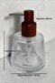 Mien Acacia Glass Liquid Soap Dispenser with Lid |   Stylish Soap Dispenser for Bathroom and Kitchen 500 ml - 4