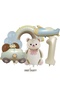 Best Latex Balloon Rainbow Airplane Police Car Birthday Balloon Set with Teddy Bear Age-1