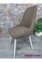 Halka Chair with Arms Model Kitchen and Living Room Chair Cover - 3