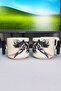 كوب سيراميك فاخر مطبوع عليه Bayonetta (قطعة واحدة) بمقبض أسود خاص على شكل حرف T بمقبض مموج V2T - 2