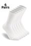 6 Pairs of Nisex Plain Tennis Socks 6 Pack Extra Comfortable - 2