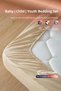 100% Cotton Poplin Baby Duvet Cover Set 3 Pieces Duvet Cover Set with Elastic Sheet 60X120 - 4