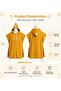 Children's Pool Poncho with Hood, Medium Thick Terry Fabric, 0-5 Years Old, Soft Textured, Sleeveless, Side Snap Fasteners - 3