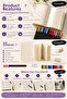 Ocean Flow Planning Series Premium Ivory Notebook and 14 Colors 0.4 mm Fineliner Pen Set |   112 Sheets 15X21 cm Unlined Notebook |   Bullet Journal, Journal and Note-Taking Set - 2
