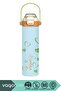 600ml New Collection Patterned 6-Hour Hot/Cold Stainless Steel Thermos with Straw/Without Straw and Handle