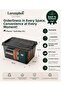 Work Area Organization Set 3-Piece 10 Lt Anthracite Storage Box |   Stackable Multi-Purpose Organizing Box with Locks - 3