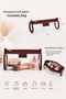 Transparent Burgundy Cosmetic and Makeup Bag – Personal Care, Pencil Case, and Travel Bag - 4