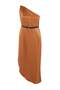 Cinnamon Satin Woven Plus Size Dress Tbbss26Ah00185 - 5