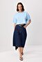 Light Blue Knitted T-Shirt Twoss23Ts00038