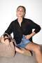 Black Comfortable Fit Sequined Long Shirt Tdrss26Go00091