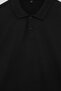 Black Regular/Normal Cut Textured Polo Neck T-Shirt Tmnss26Po00048 - 5