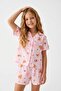 Pink Girl's Pajama Set Tkdss26Pt00024 - 3