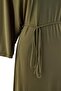 Khaki A-Line/A Bell-Shaped Knitted Tie-Up Detail Batwing Sleeve Hijab Dress Tctaw27Eb00025 - 4
