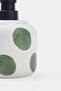 Polka Dot Patterned Porcelain Soap Dish Green Tphaw27Sbn00005 - 4