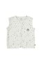 Double Sided Vest Newborn Cosmos White Organic Cotton
