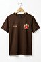 Bozkurt Printed Bozkurt Symbol Turkey and Turkish Flag Wolf Regular Fit 100% Cotton Basic T-Shirt