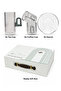 18-Pieces Tea & Coffee Serving Set – Masjid Arch Printed Double-Wall Cup with Accent Handle & Clear Saucer - 2