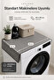 Cotton Linen Washing Machine Cover 60X90 Non-Slip Stain Resistant - 2