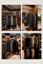 Business Class 5 Pieces 44 cm Italian Hook Solid Wood Suit Hanger Coat Hanger Jacket Hanger - 5