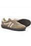 Women's Sneaker Lace-Up Flat Sole Sports Shoes Sam Mink Suede - 2