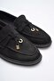 Women's Black Daily Suede Shoes Tr27Ms10A - 4