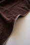Sienna Leaf Embroidered 100% Cotton 2-Piece Towel Set 50X100 – Stone Color - 3