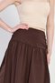 Women's gipeli midi skirt - bitter brown - 4