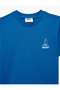 Cotton Short Sleeve Crew Neck Sailor Themed T-Shirt with Printed Back - 6