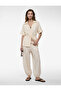 Viscose Fabric Elastic Waist Beaded Detailed Pocketed Shalwar Trousers - 4