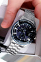 Exclusive Men's Wristwatch 3 Atm Water Resistant Silver Color Steel Band Dke2134C2 - 4