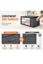 6PCS Gray Clothes Storage Bag,Quilt storage bag, Bed bottom storage bag, large capacity - 2