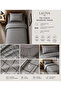 Single Bed Sheet with Elastic Band, Natural Healthy Cotton, Gray Checkered Single Duvet Cover Set - 2
