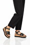 Women's Black Light Heeled Sandals 35181 g - 2