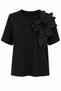 Yakada Large Flower Detailed Design Tshirt - 7