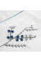 Deep King Size Duvet Cover Set 100% Organic Cotton Satin Hand Embroidered Cream 220X240 cm - 4