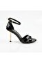 Serrace Cross Strap Galvanized Heeled Stylish Women's Shoes - 2