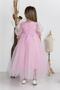 Girl's Evening Dress Balloon Sleeve Holiday Graduation Prom Wedding Dress 5006 - 4