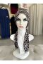 Scarf Bonnet Cotton Hoop Fabric Non-Slip Beige - 3