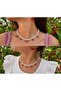 Women's 5-Piece Cherry Figured White Design Necklace - 3
